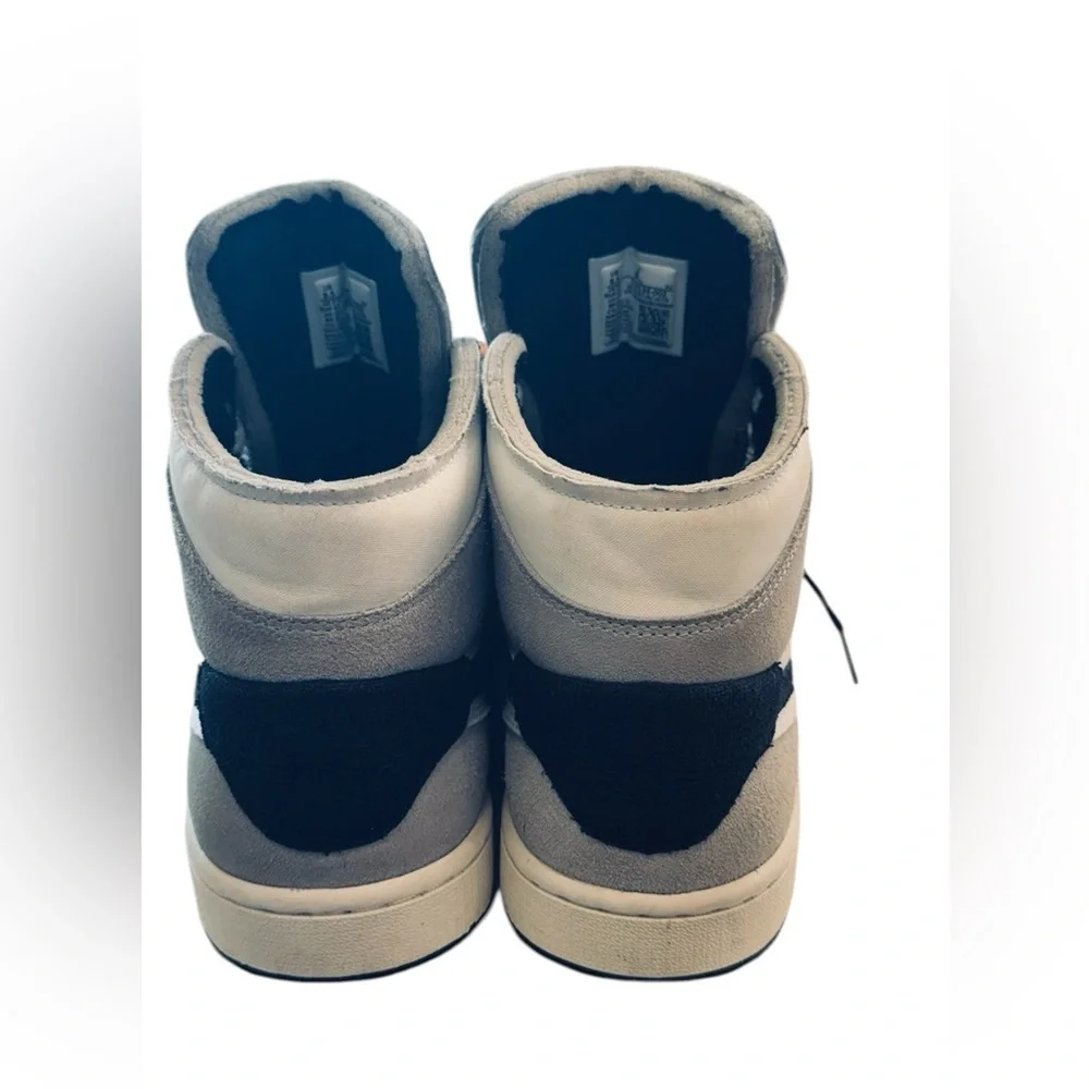 Nike Air Jordan 1 Mid DZ4136-002 Black White Grey Size 8.5 Men